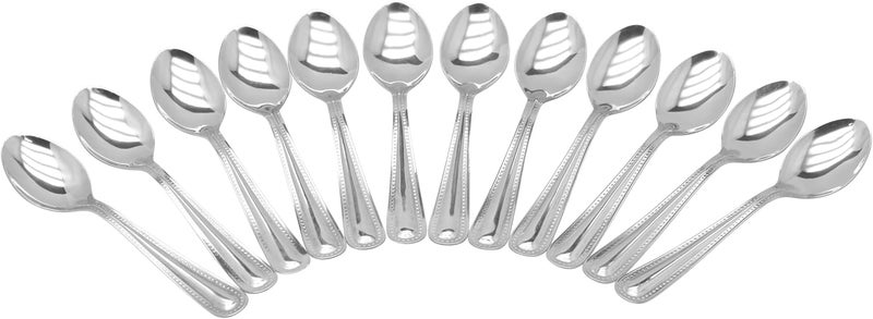 راج طقم ملاعق شاي رويال من 12 قطعة فضي 3.4x6.2x17.4سم - Image 4