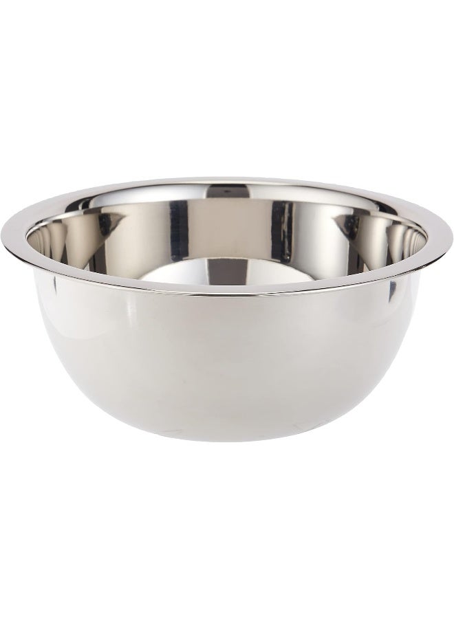 Raj Stainless Steel Mixing Bowl, 27 CM, RFB014, Serving Bowl, Mixing Bowl, Baking & Marinating Bowl Silver 11x27cm - Image 1