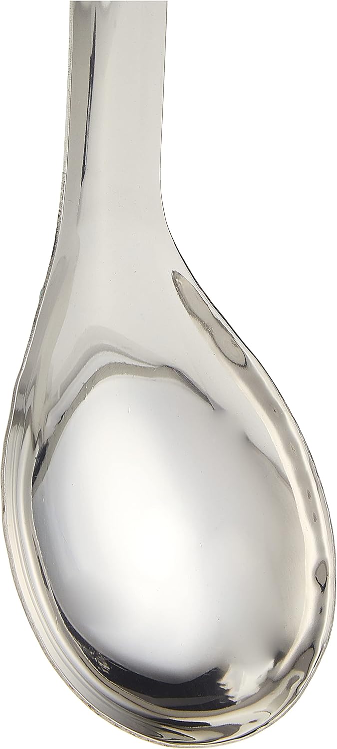 راج مغرفة قابلة للطفو مصنوعة من الستانلس ستيل فضي 25.5x7.5سم - Image 3