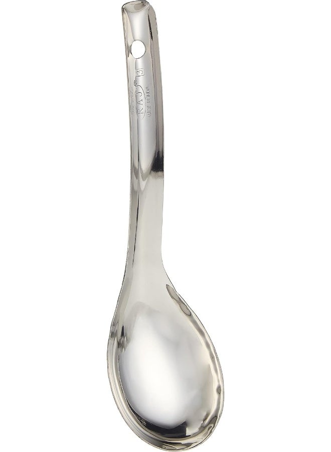 راج مغرفة قابلة للطفو مصنوعة من الستانلس ستيل فضي 25.5x7.5سم - Image 1