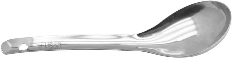 Raj Stainless Steel Float Spoon, X-Large, 28 cm, Rice Serving Spoon, Curry Server Silver 28.5x8.5cm - Image 2