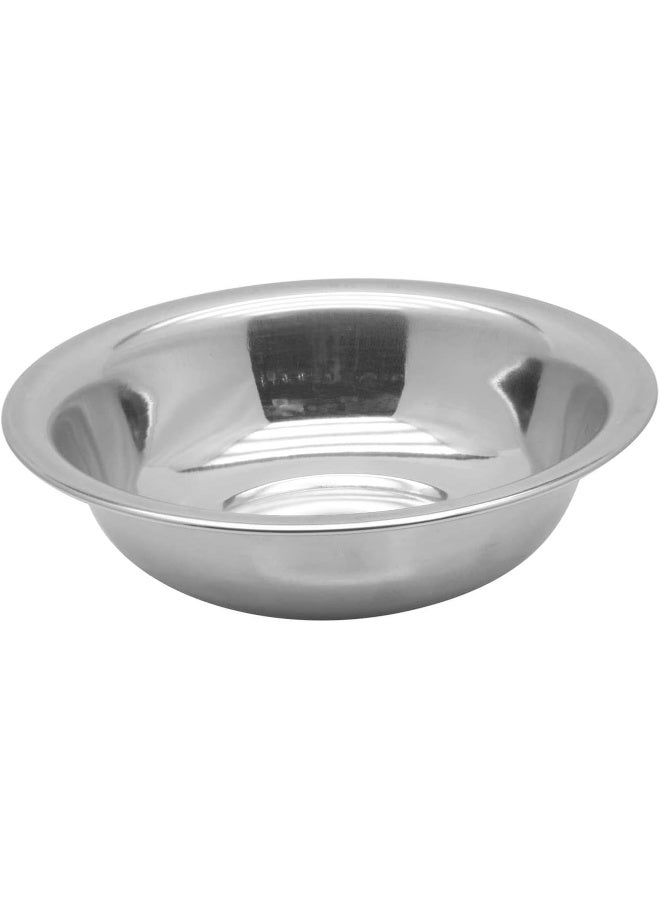 RAJ STAINLESS STEEL HEAVY MIXING BOWL, 23 CM, SILVER, RHB011, Serving Bowl, Mixing Bowl, Baking & Marinating Bowl Silver 23x6.5cm - Image 2