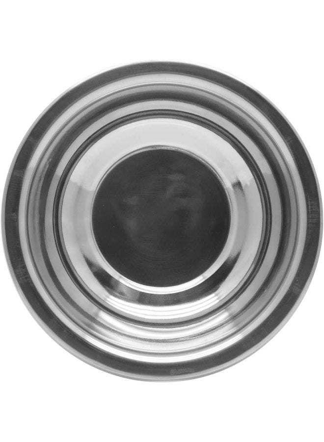 RAJ STAINLESS STEEL HEAVY MIXING BOWL, 23 CM, SILVER, RHB011, Serving Bowl, Mixing Bowl, Baking & Marinating Bowl Silver 23x6.5cm - Image 3