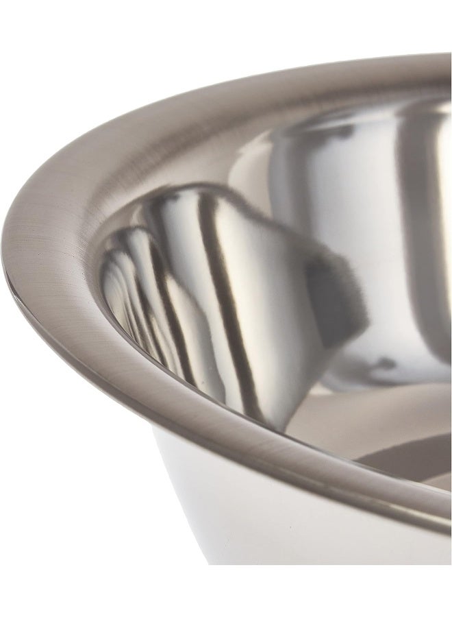 RAJ STAINLESS STEEL HEAVY MIXING BOWL, 32 CM, SILVER, RHB016, Serving Bowl, Mixing Bowl, Baking & Marinating Bowl Silver 34cm - Image 4