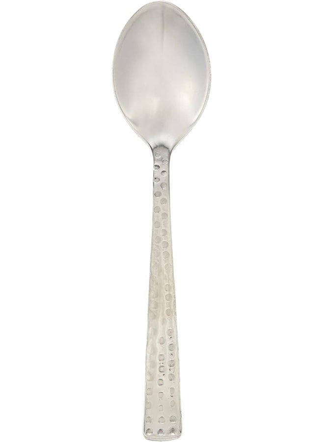 راج طقم ملاعق شاي مشكّلة بالطرق، 6 قطع فضي 13.5سم - Image 2