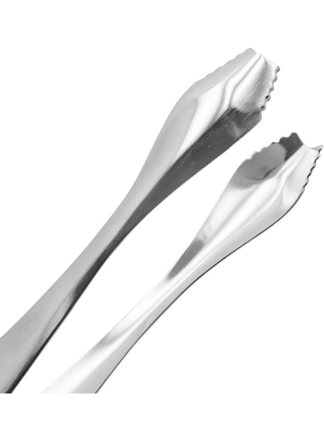 Raj Stainless Steel Ice Tong, 18 cm, RK0021, Ice Tong, Sugar Cube Tong, Bar Accessories Silver 18cm - Image 3