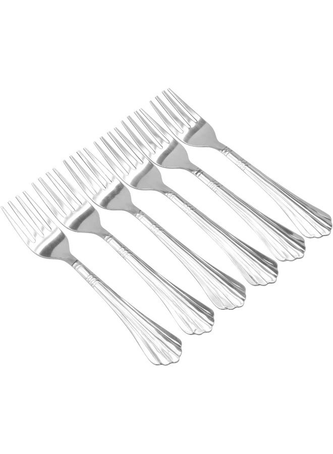 راج شوك شاي من 6 قطع فضي 13.5سم - Image 2