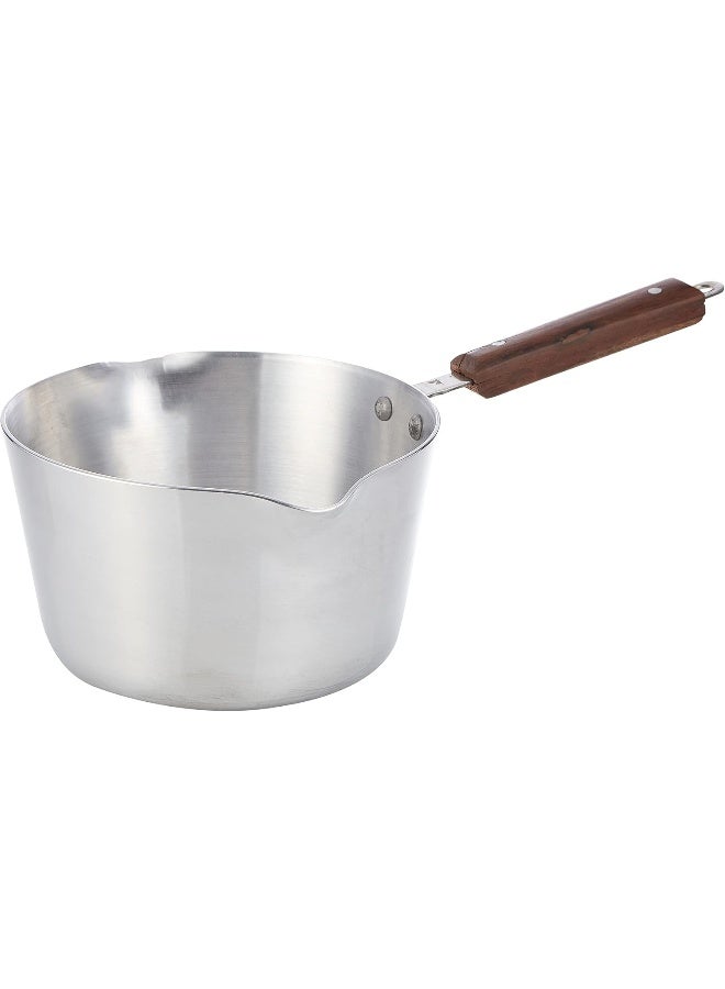 راج وعاء حليب ألومنيوم فضي/بني 9.6x41.8x18.4سم - Image 1