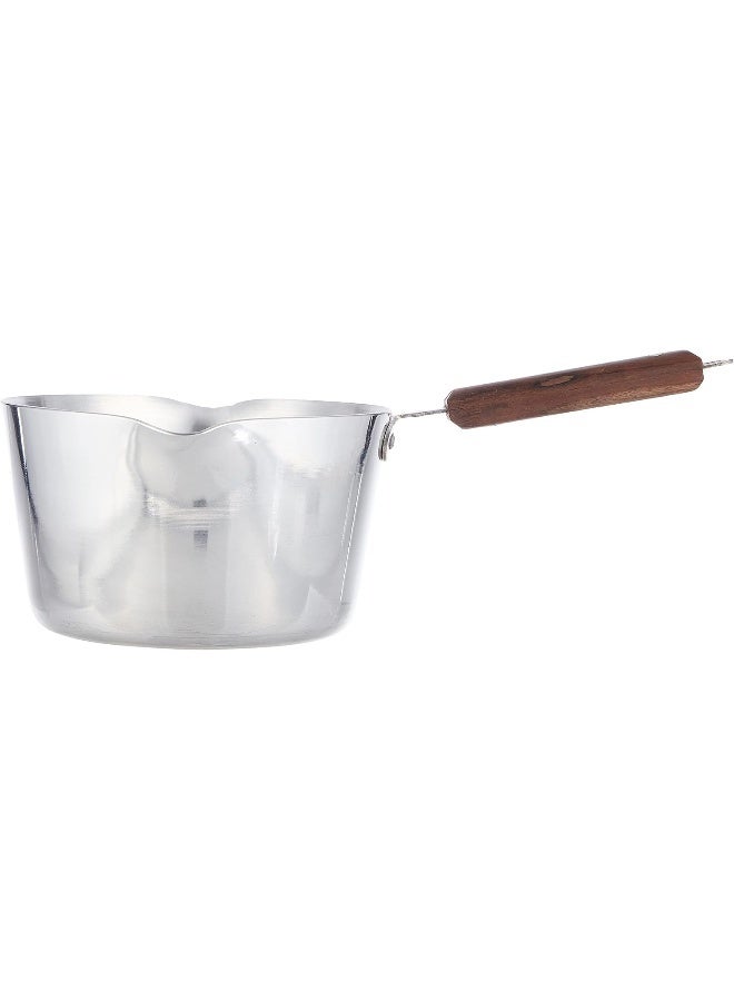 راج وعاء حليب ألومنيوم فضي/بني 9.6x41.8x18.4سم - Image 2