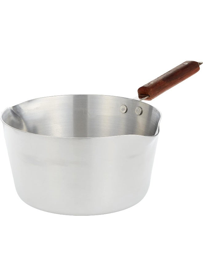 راج صينية طهي من الإستانلس إستيل أسود/ فضي 22x12سم - Image 1