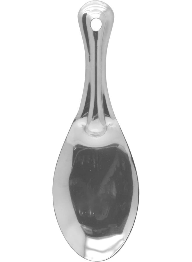 RAJ STEEL RICE SERVING SPOON, 22 CM, SILVER Silver 22x7.5cm - Image 4