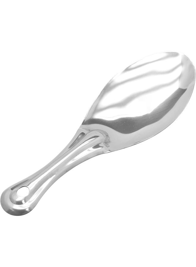 RAJ STEEL RICE SERVING SPOON, 22 CM, SILVER Silver 22x7.5cm - Image 3