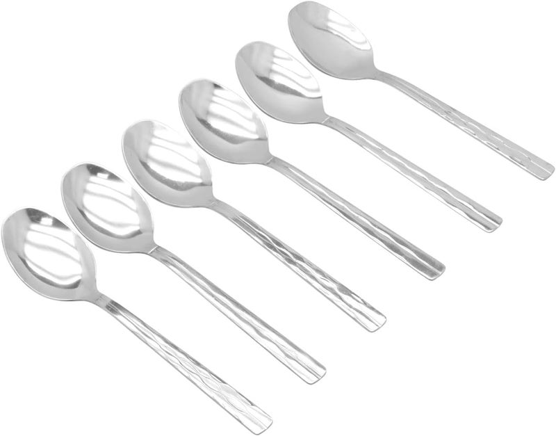 Raj Symphoney Dessert Spoon 6 Piece Set Silver - Image 2