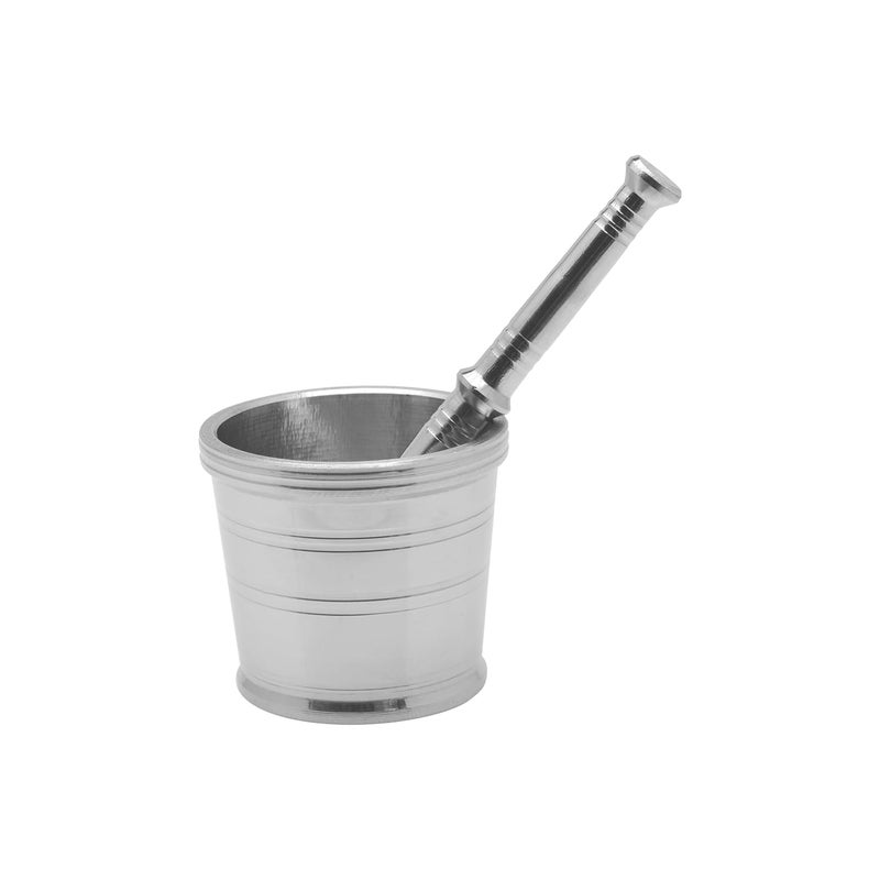 Raj Stainless Steel Medium Mortar Silver 7.5x8cm - Image 2