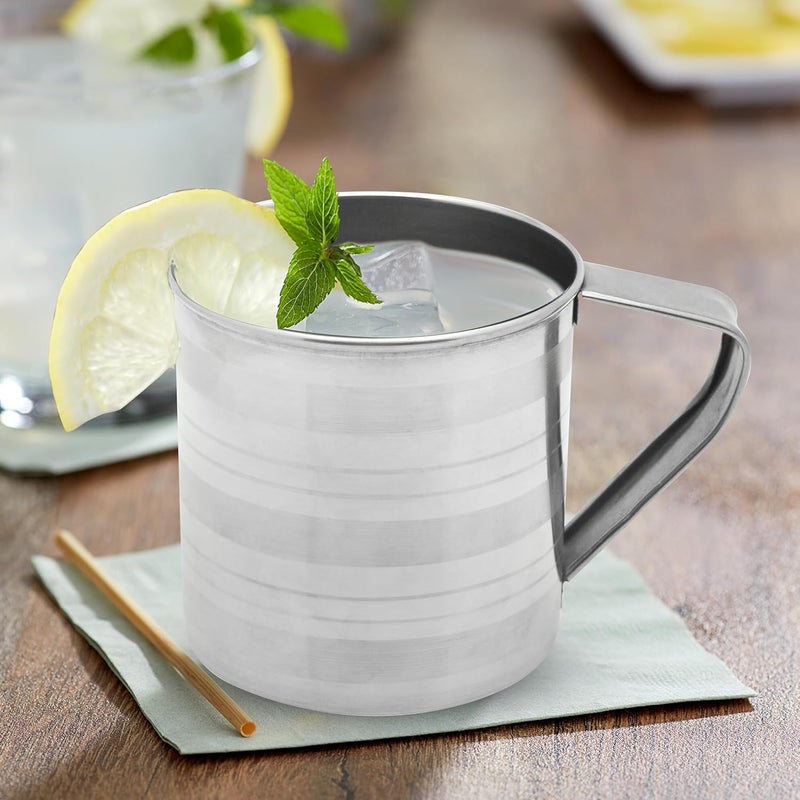 راج قدح مصنوع من ستانلس ستيل فضي - Image 4