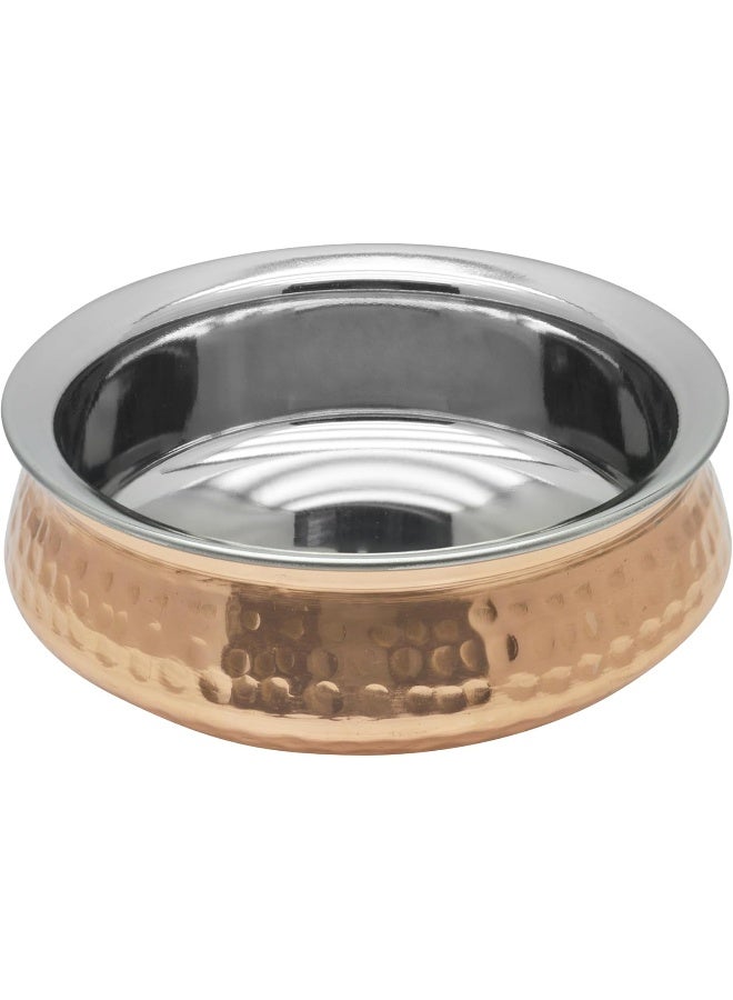 RAJ COPPER HANDI SERVING BOWL WITHOUT LID, 20 CM, COPPER, TCH004, CURRY BOWL, SERVING BOWL, BIRYANI BOWL Copper 20cm - Image 1