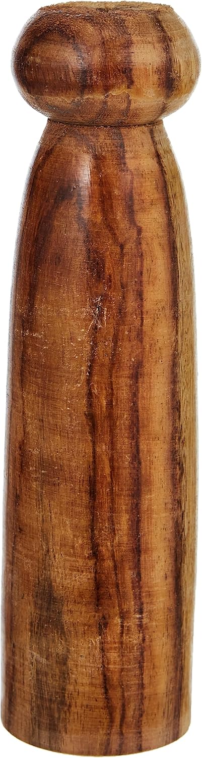 RAJ Wooden Mortar and Pestle Set Brown 10x10cm - Image 3