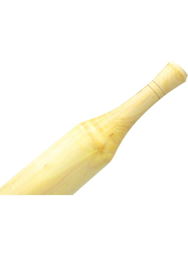RAJ WOODEN ROLLING PIN, WOODEN, 35 CM, WPB00L, Chakla Belan, Roti Roller, Chapati Maker, Roti Maker, Tortilla Roller Beige 35cm - Image 2