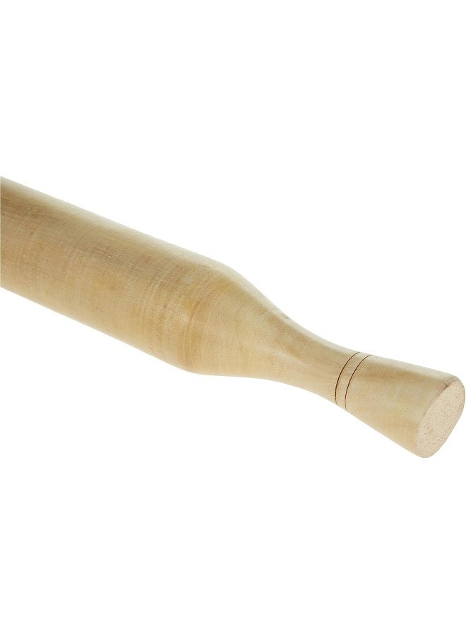 RAJ Wooden Rolling Pin, WPB0XL, Chakla Belan, Roti Roller, Chapati Maker, Roti Maker, Tortilla Roller Brown 49.5cm - Image 3