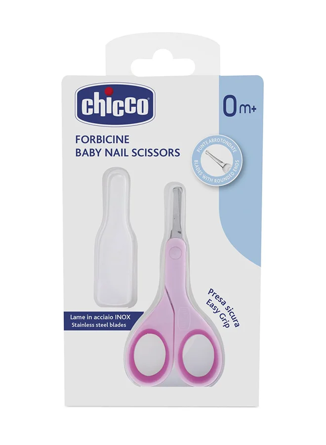Chicco Baby Nail Scissors 0M+, Pink