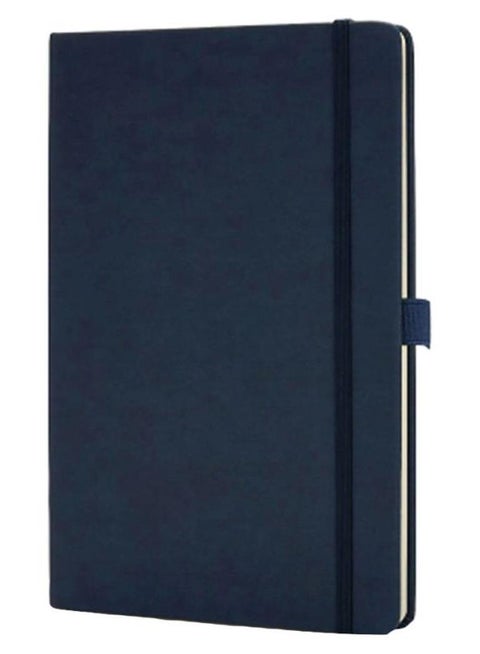 دفتر ملاحظات مسطَّر بغلاف مقوى قياس A5 من 160 صفحة أزرق