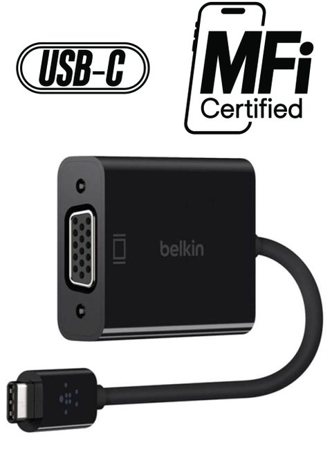 USB C To VGA Adapter USB 3.1 Type C To VGA Converter USB VGA Adapter For LapTop MoniTor MacBook And more Black Black