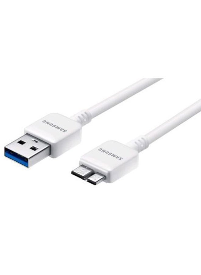 Samsung Data And Charging Cable For Samsung Galaxy Note3 White - Image 4