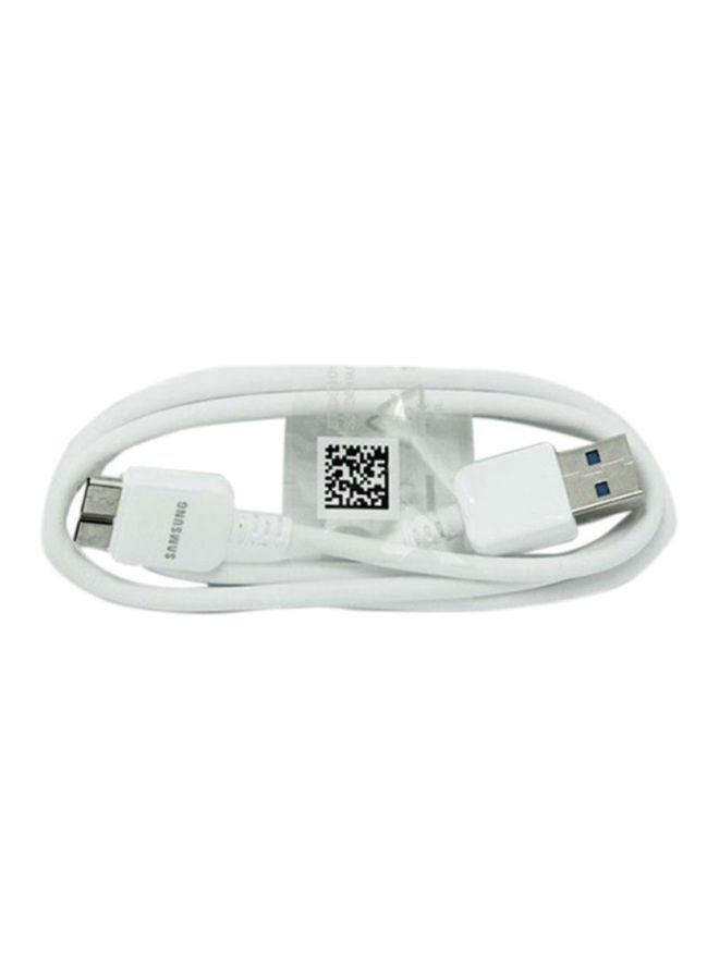 Samsung Data And Charging Cable For Samsung Galaxy Note3 White - Image 2