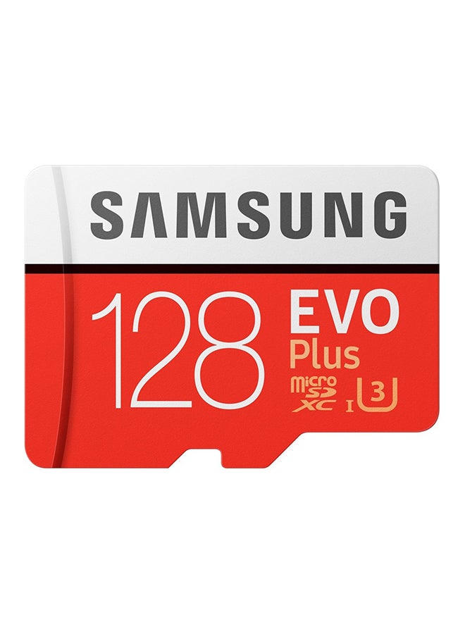 Samsung EVO Plus microSDXC Memory Card White/Red
