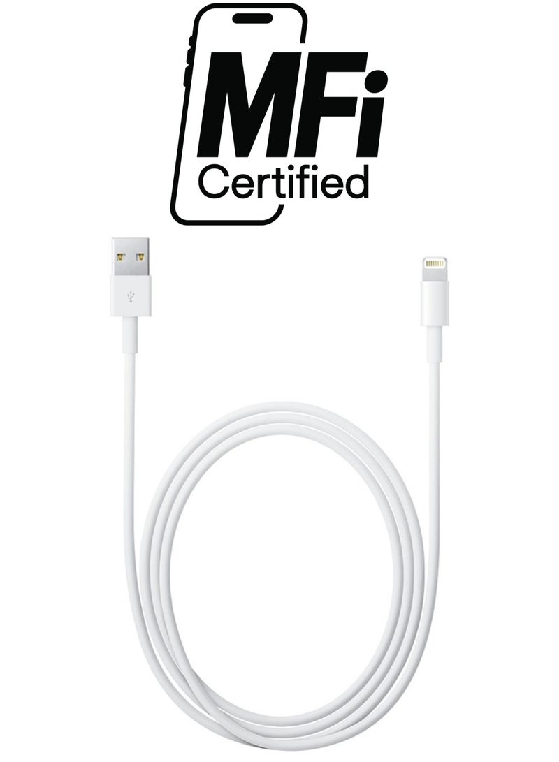 Generic - Lightning To USB Cable White - Image 1