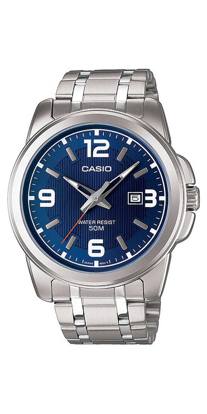 CASIO Men's Enticer Analog Watch MTP-1314D-2AVDF - Image 1