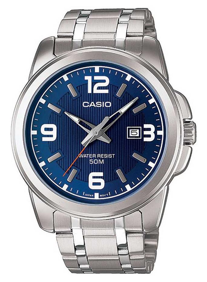 CASIO Men's Enticer Analog Watch MTP-1314D-2AVDF - Image 1