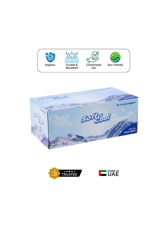 Soft n Cool 2 Ply Facial Tissue 150 Pulls 5 Box  - Image 5