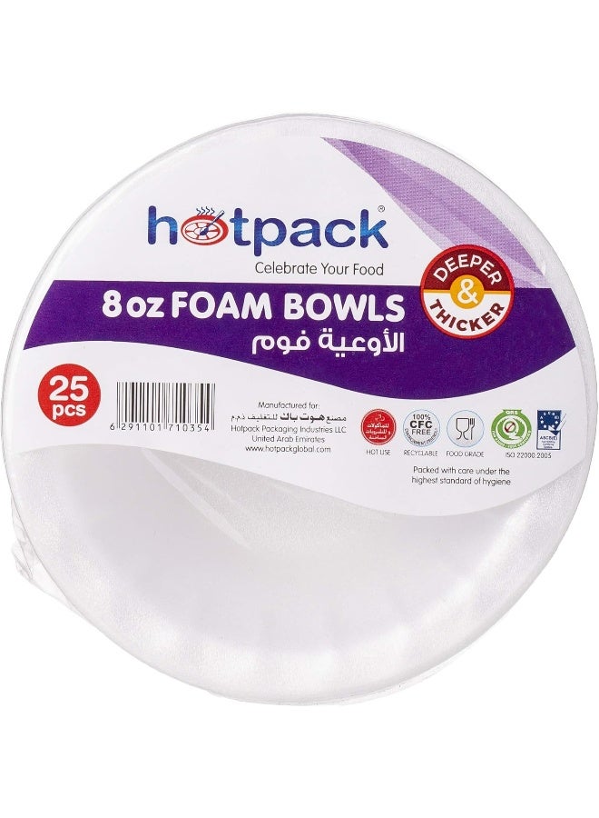 Hotpack 25-Piece Disposable Bowls White - Image 4