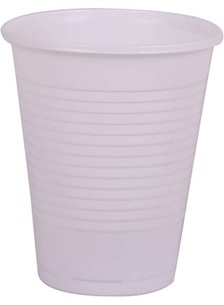 Hotpack Disposable Plastic Cup, 6 oz, 50 Pieces White - view 3