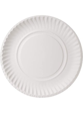 Hotpack This Product Contains The Following Features: Brand: Hotpack Color: White Type: Disposable Plates Number Of Pieces: 100 Pieces White 9inch - view 3