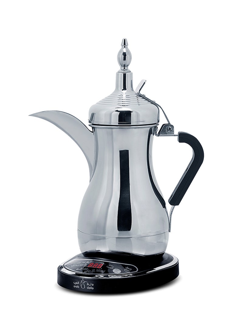 دلة العرب ماكينة كهربائية لصنع القهوة السعودي 0.8 L JLS-170E فضي  - Image 1