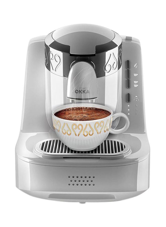 أرزوم ماكينة صنع القهوة التركية 710 W OK002upg-W أبيض/فضي  - Image 1