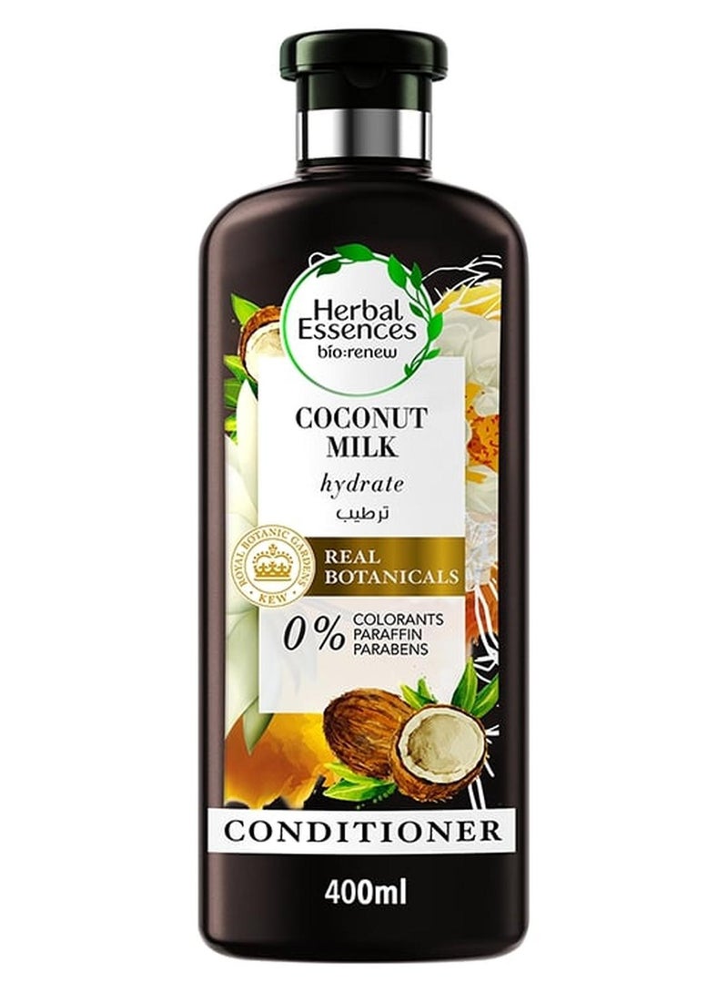 Herbal Essences Bio Renew Hydrate Coconut Milk Conditioner 400ml - Image 1