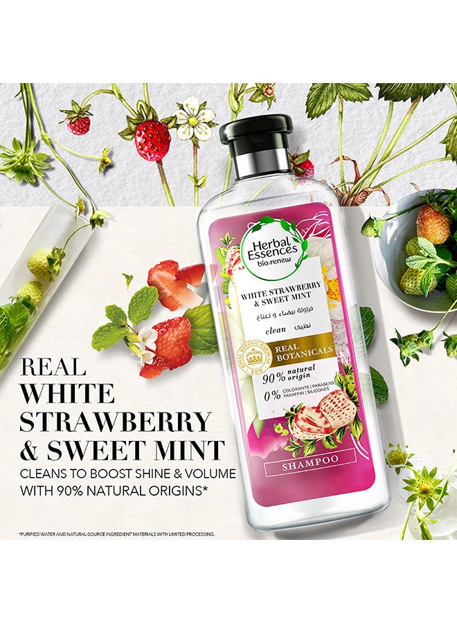 Herbal Essences Bio:renew White Strawberry & Sweet Mint Shampoo 400ml - Image 2