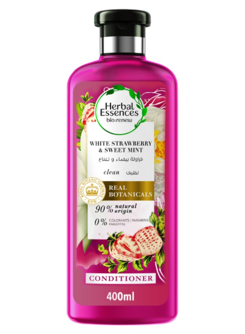 Herbal Essences Bio Renew White Strawberry And Sweet Mint Conditioner Multicolour 400ml - Image 1