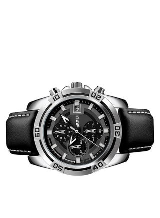 Men's Water Resistant Chronograph Watch 9156h - 47 mm - Black - view 5