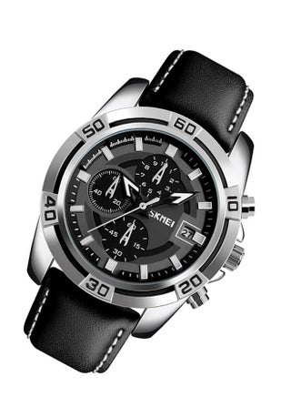 Men's Water Resistant Chronograph Watch 9156h - 47 mm - Black - view 4