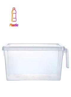 YupFun Airtight Food Storage Refrigerator Container With Handle Clear 2.5Liters 