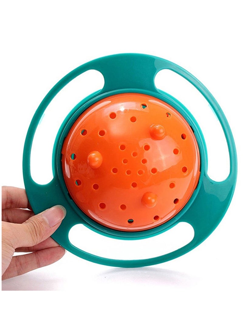 Eazy Kids Gyro Bowl Spill Resistant With Lid Green - Image 4