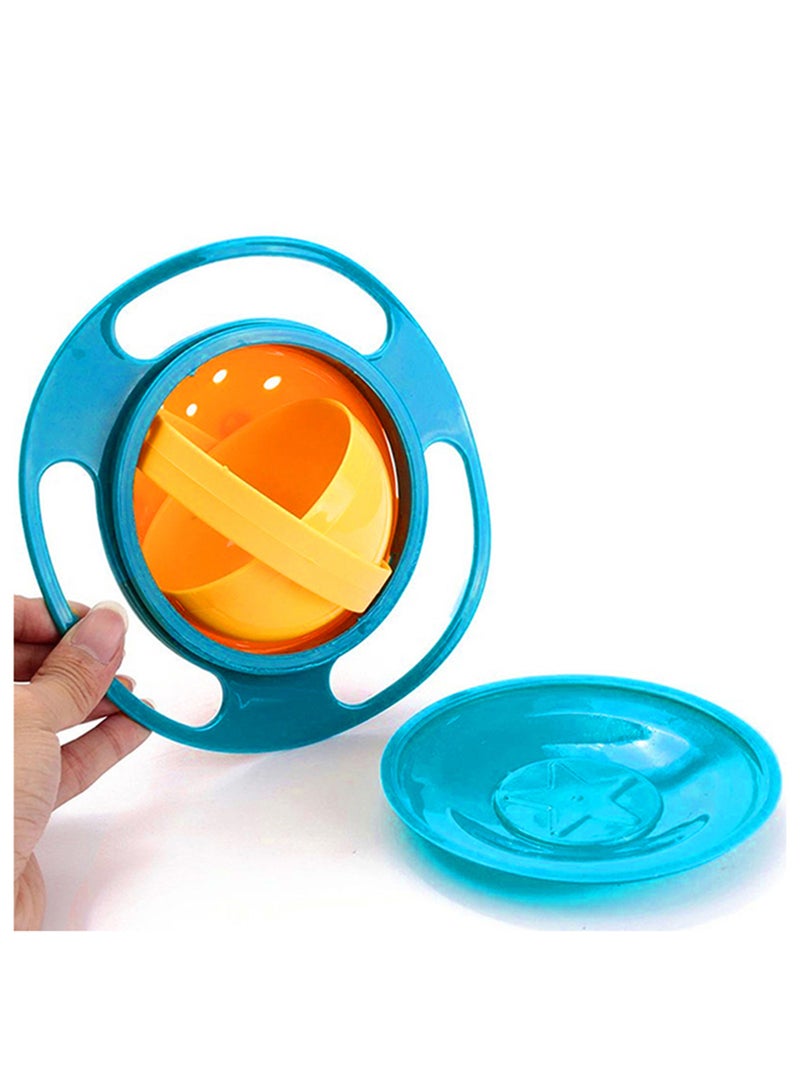 Eazy Kids - Gyro Bowl Spill Resistant With Lid Blue - Image 1