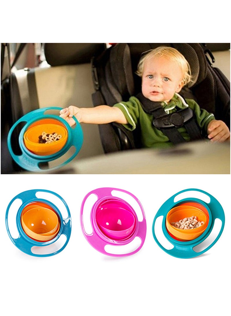 إيزي كيدز وعاء جيروسكوب مقاوم للانسكاب مع غطاء باللون الأحمر - Image 4