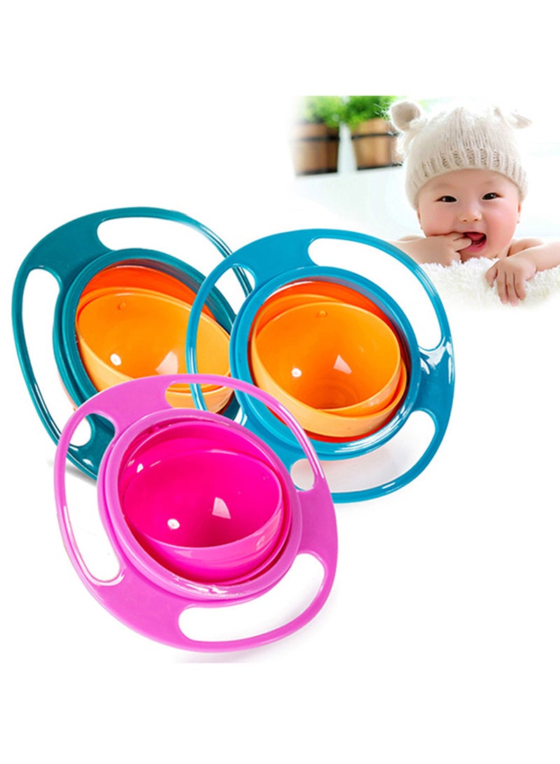 إيزي كيدز وعاء جيروسكوب مقاوم للانسكاب مع غطاء باللون الأحمر - Image 3