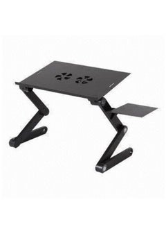 Goldedge Foldable Laptop Table With Mouse Pad Holder Grey  - Image 1