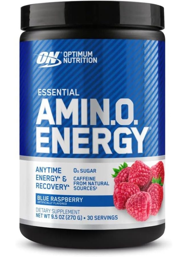 Optimum Nutrition Essential Amino Energy Pre-Workout - Blue Raspberry - 30 Servings 270g  - Image 1